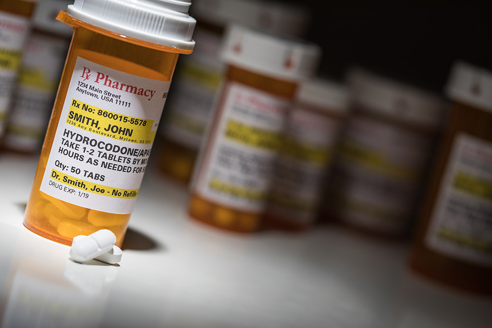 an image of several prescription opiates