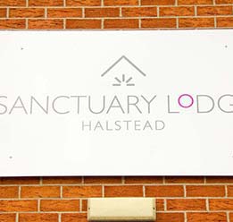 Picture Of Sanctuary Lodge Placard
